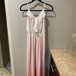 Ombré maxi dress